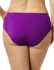 Lace & Microfiber Panty in Aubergine