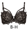 Dahlia Balconette Bra in Black/Nude FINAL SALE (70% Off)