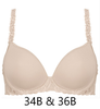 Andora 3D Convertible Plunge Bra in Peau Rosée (739)