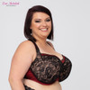 Magic Dance Full Cup Bra in Black with Red