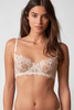 Entice Balconette Bra in White/Nylon