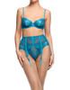 Savoir Faire Garter Belt in Turquoise FINAL SALE (70% Off)
