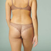 Caresse Tanga in Coco Brown