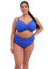 Magnetic Underwire Wrap Plunge Bikini Swim Top in Sapphire (SAR)