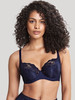 Rocha Low Front Balconnet Bra in Navy FINAL SALE (40% Off)