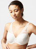 True Lace Comfort Plunge Bra in Milk (LW)