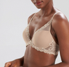 Feathers Contour Plunge Bra in Café