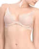 Feathers Contour Plunge Bra in Café