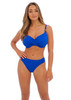 Ottawa Underwire Wrap Front Full Cup Bikini Swim Top in Pacific