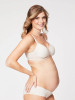 Buttermilk Waffles Moulded Maternity & Nursing Bra in Beige