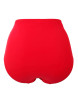 Horizon Super High Waisted Brief Swim Bottom in Red FINAL SALE NORMALLY $49.99 NOW