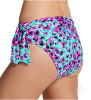 Getaway Fold Over Tie Brief Swim Bottom in Aquaburst FINAL SALE NORMALLY $39.99