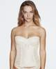 Colette Lace Longline Bridal Bra in Ivory