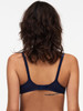 Fleurs Signature Lace Unlined Demi Bra in Marine Blue Velvet FINAL SALE (40% Off)