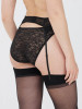 Paradise Garter Belt in Black Combo