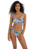 Garden Disco Bandeau Bikini Swim Top in Multi (MUI)
