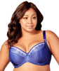 Balcony Underwire Bra in Blue Pinstripe