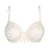 Zahran Vertical Seam Balcony Bra in Natural