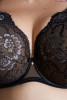 Chichic Semi-Soft Plunge Bra in Black