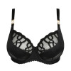 Vallarta Tulip Seam Balcony Bra in Black