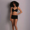 Kim Adjustable Side Swim Skirt Bottom in Black