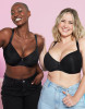 Smoothie Spacer Moulded T-Shirt Plunge Bra in Black