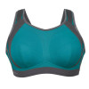 Extreme Control Plus Sports Bra in Peacock/Anthracite *FINAL SALE (50% Off)*