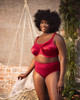 Keira Underwire Full Cup Bra in Crimson