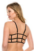 One Size Square Cageback Bralette in Black FINAL SALE NORMALLY $16