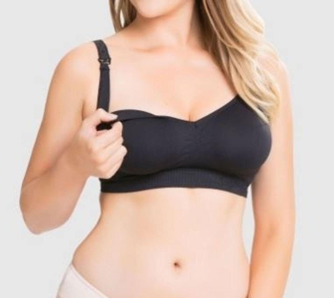 Cake Sugar Candy Everyday Fuller Bust Seamless Lounge Bra in Black - Busted  Bra Shop
