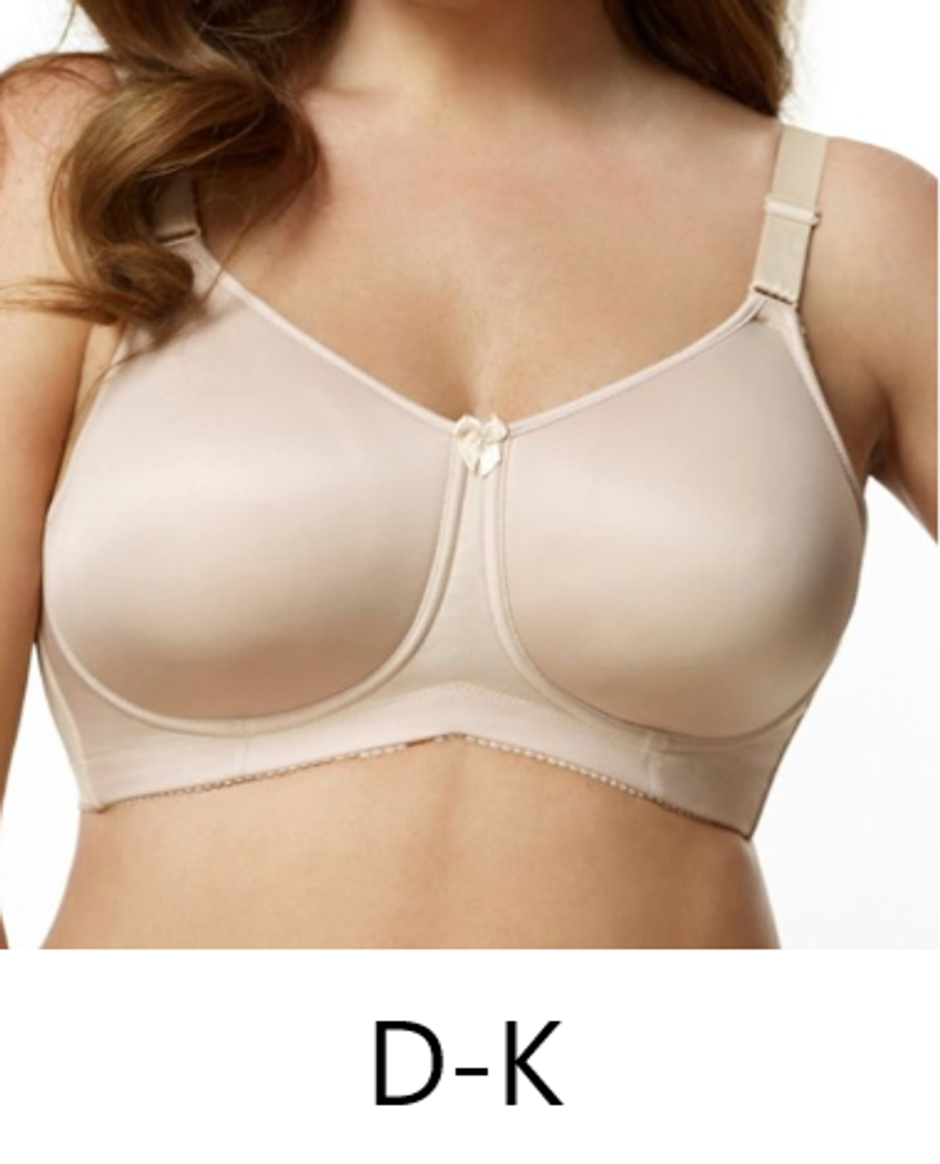 Elila Microfiber Molded Softcup Bra in Nude - Busted Bra Shop