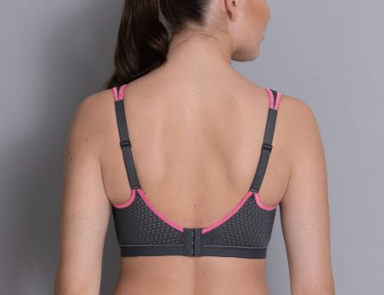 Anita Air Control Sports Bra in Pink/Anthracite