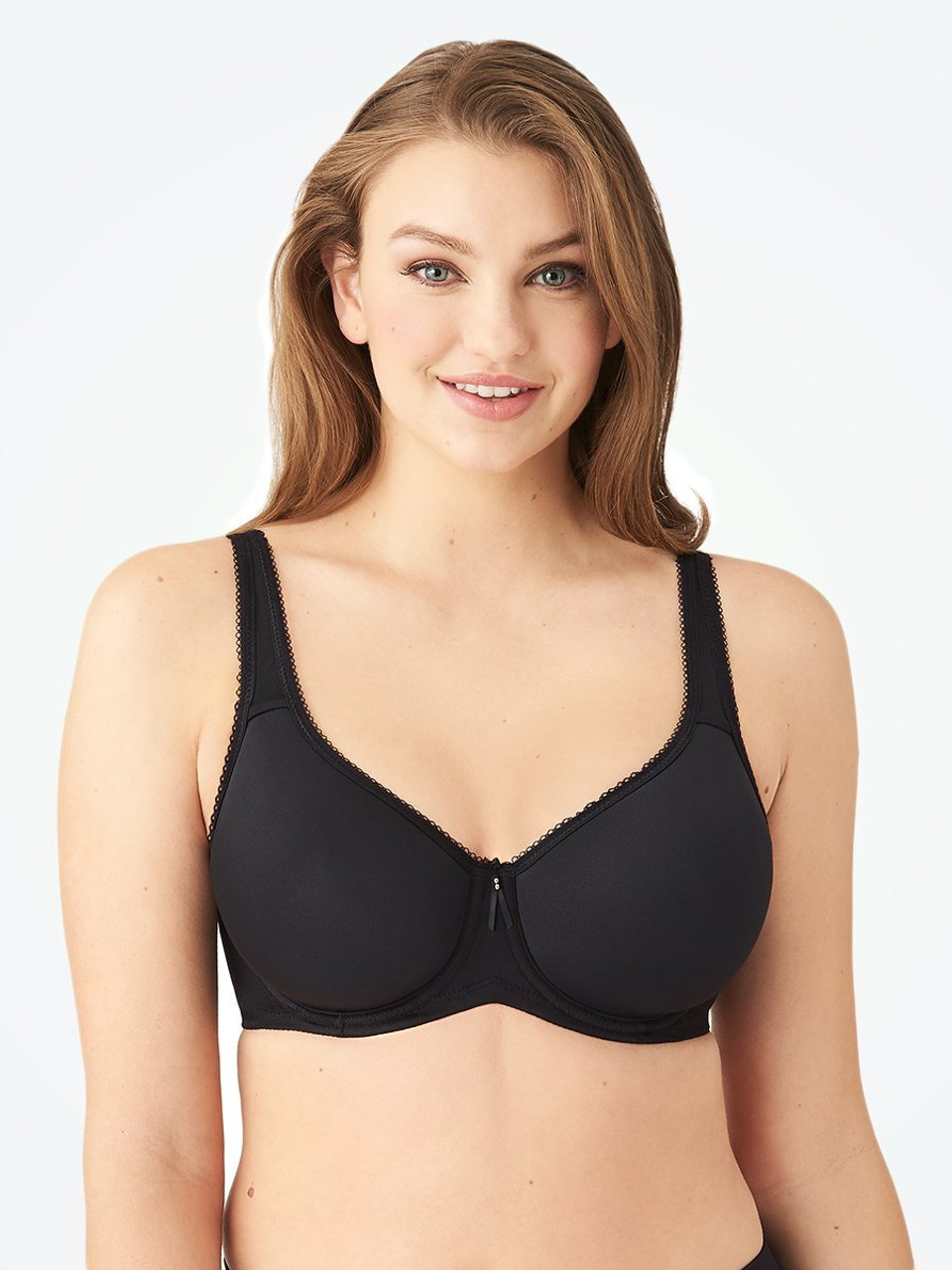 Wacoal 853192 Basic Beauty Underwire Spacer T-shirt Bra black 32DD new no tags 