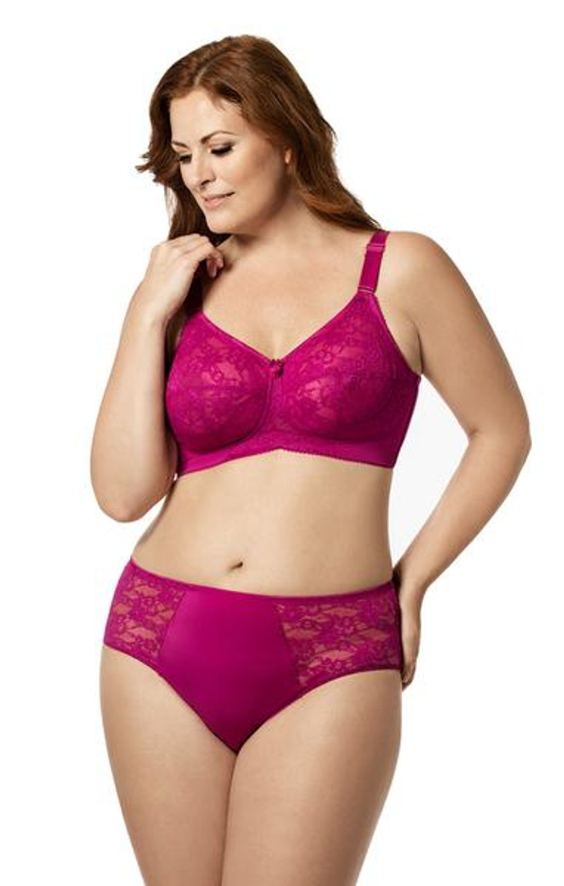 Rosa Faia's Popular LACE ROSE Soft Cup Bra Now in Magenta!