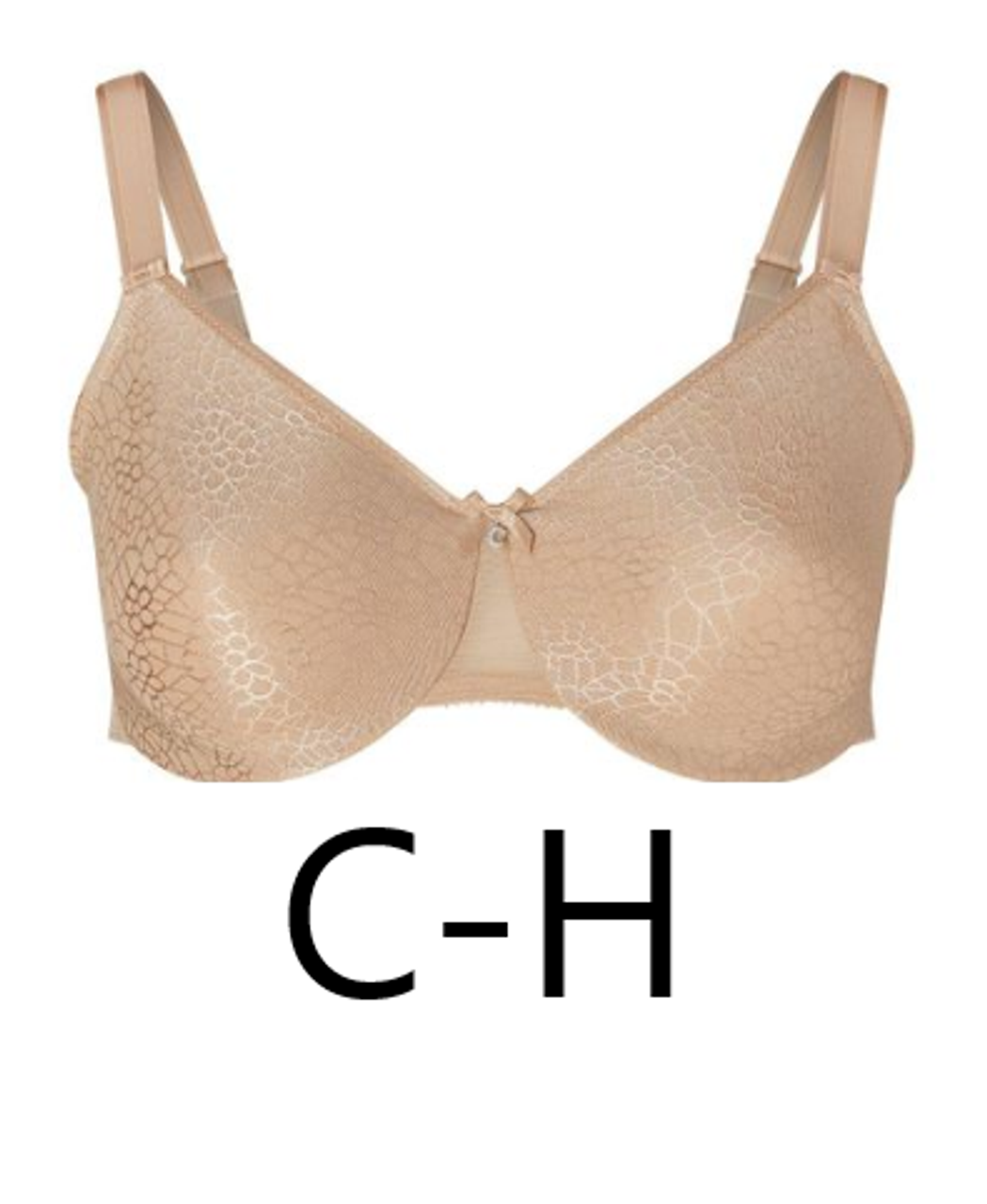 Chantelle Magnifique Seamless Unlined Minimizer Bra in Ultra Nude (WU) -  Busted Bra Shop