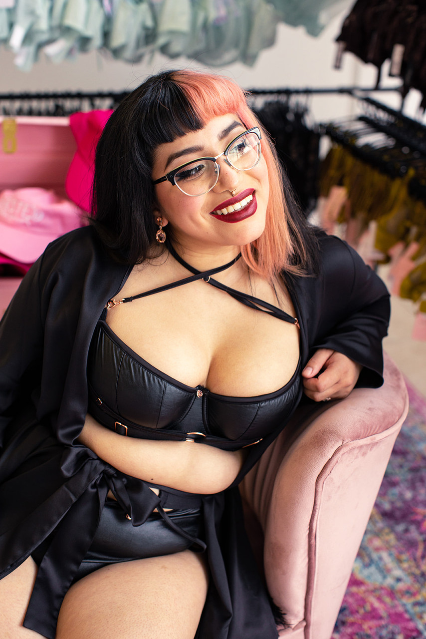 Scantilly Harnessed Padded Half Cup Bra in Black FINAL SALE