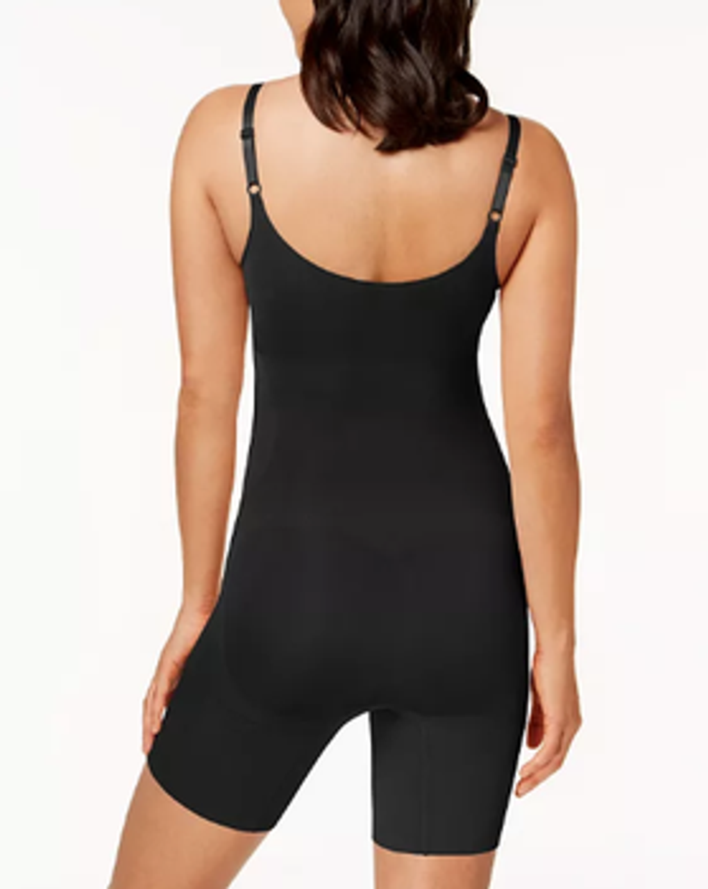 Spanx OnCore Mid-Thigh Bodysuit Very Black 2X at  Women's Clothing  store