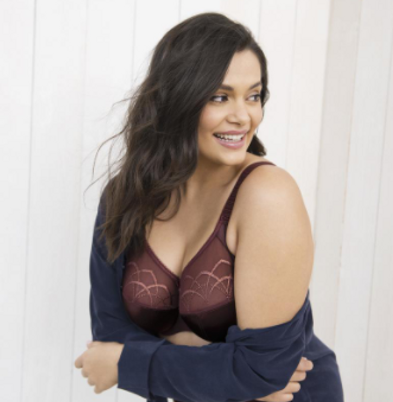 Elomi Cate Full Cup Bra: Raisin: 44E