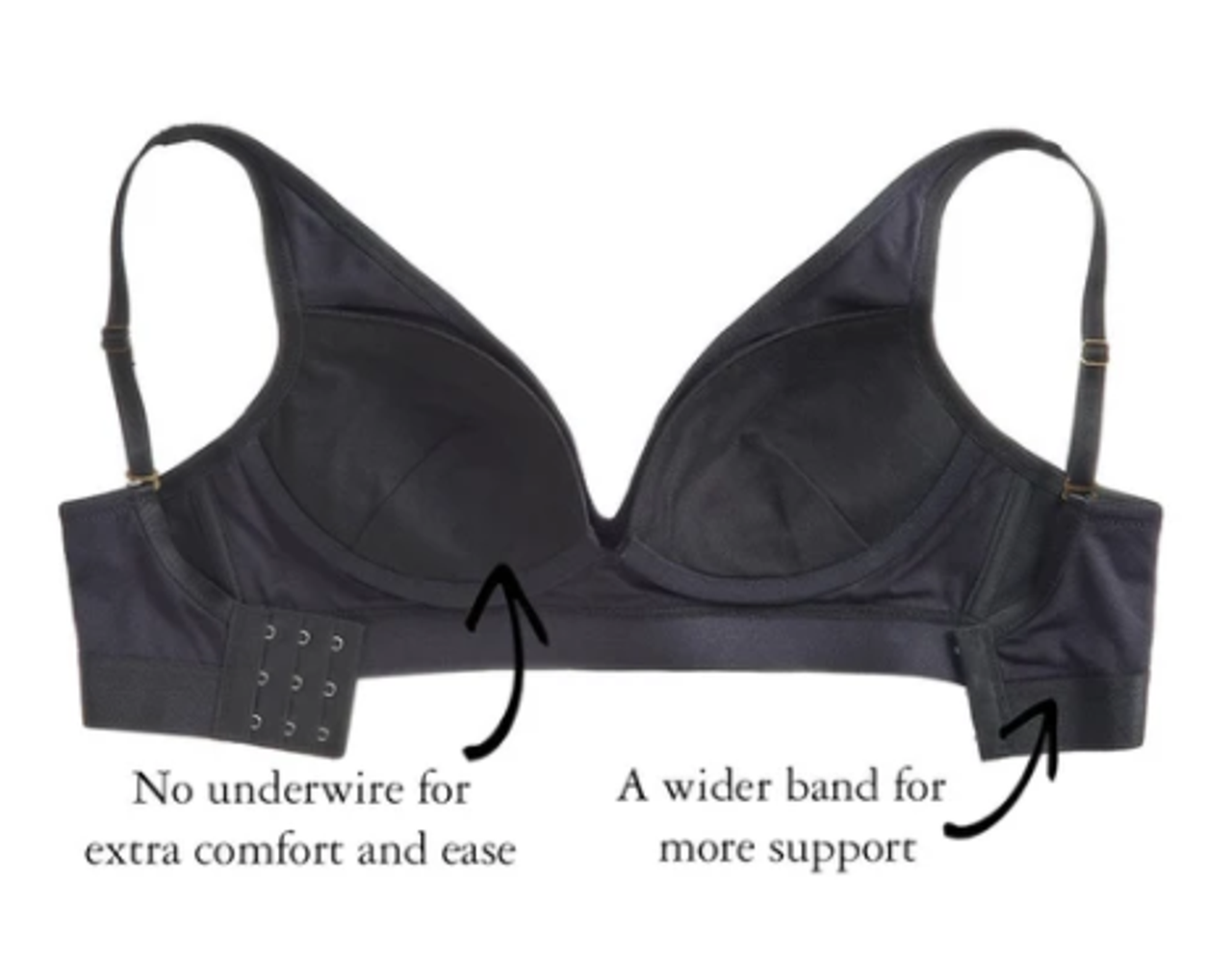 The Little Bra Company Vanessa Petite Plunge Wirefree Bra in Wisteria FINAL  SALE NORMALLY $66