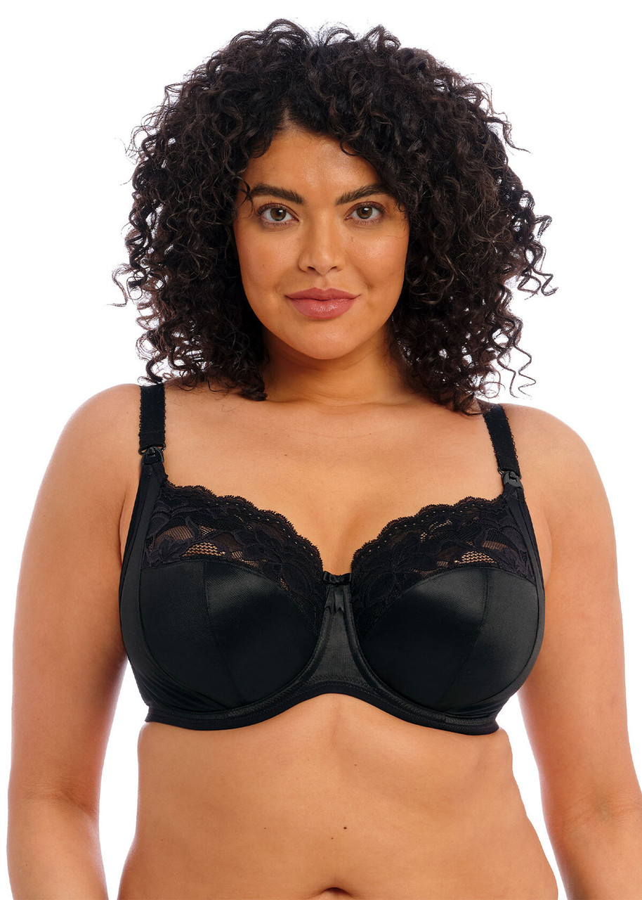 Elomi Molly Underwire Nursing Bra in Black - Busted Bra Shop