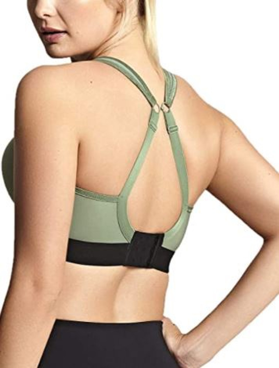 Panache Non-Wired Sports Bra in Charcoal Marlin - Busted Bra Shop