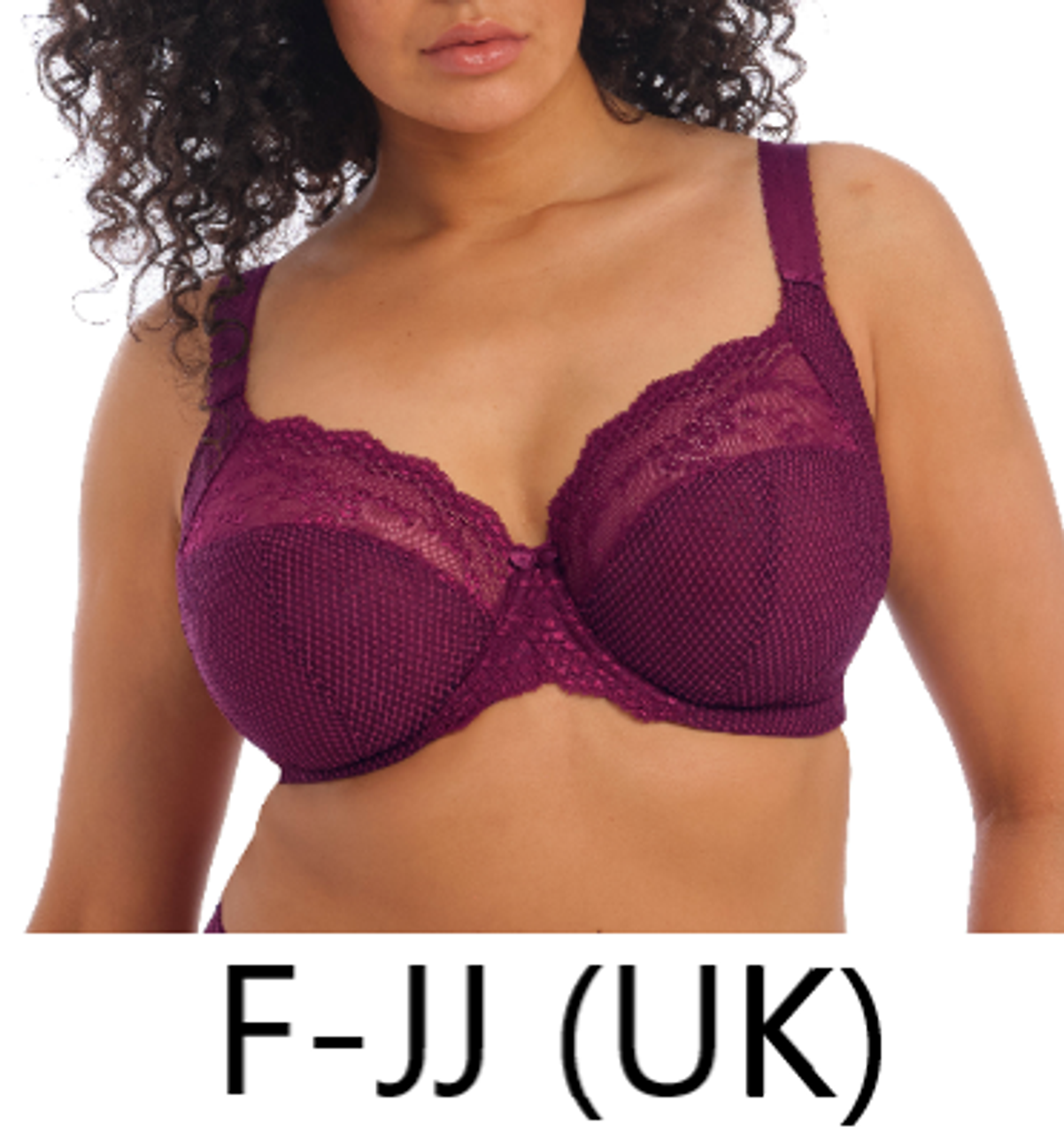 Charley Underwire Plunge Bra Fawn 36FF by Elomi