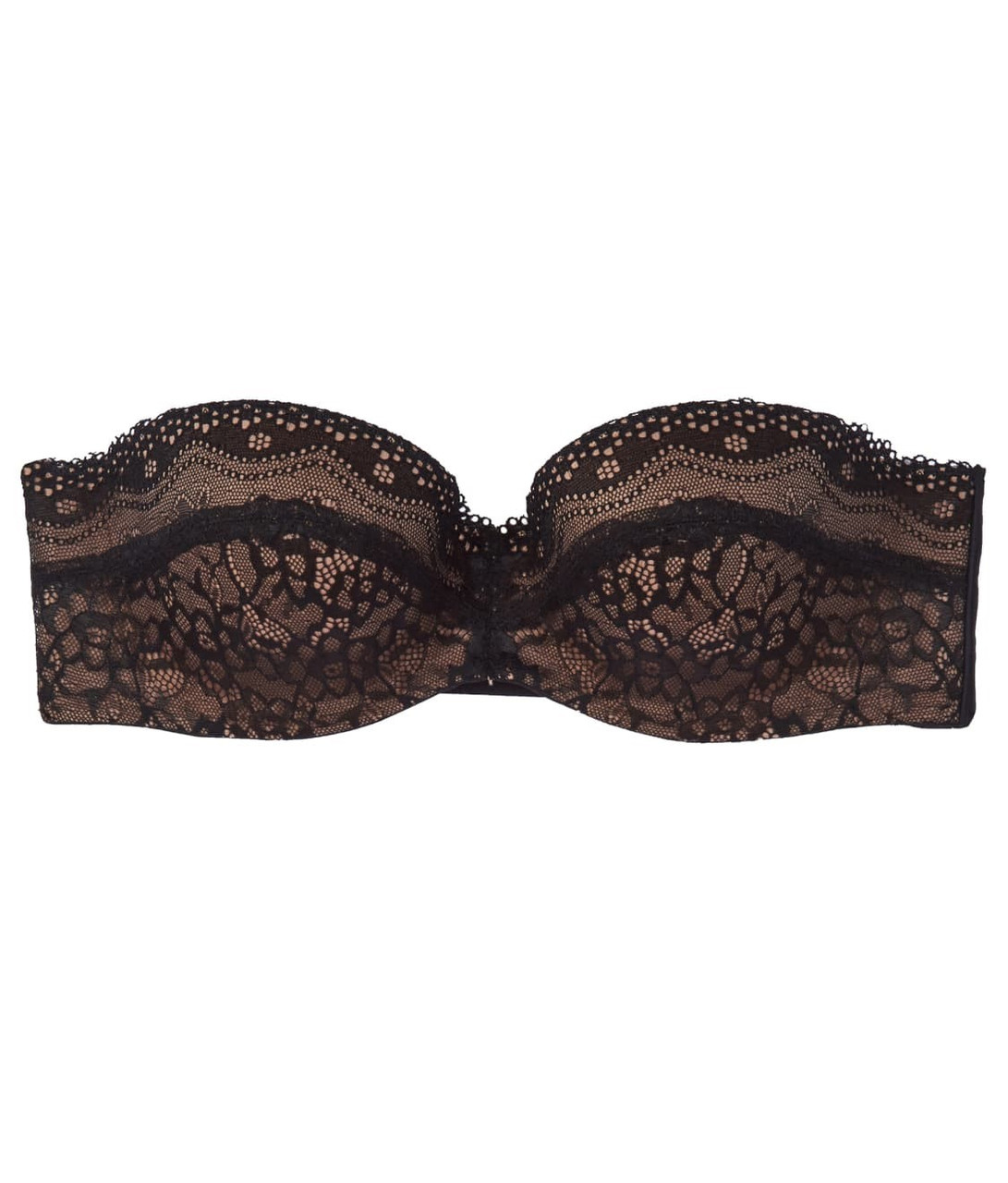 B.tempt'd B.enticing Strapless Bra in Night - Busted Bra Shop