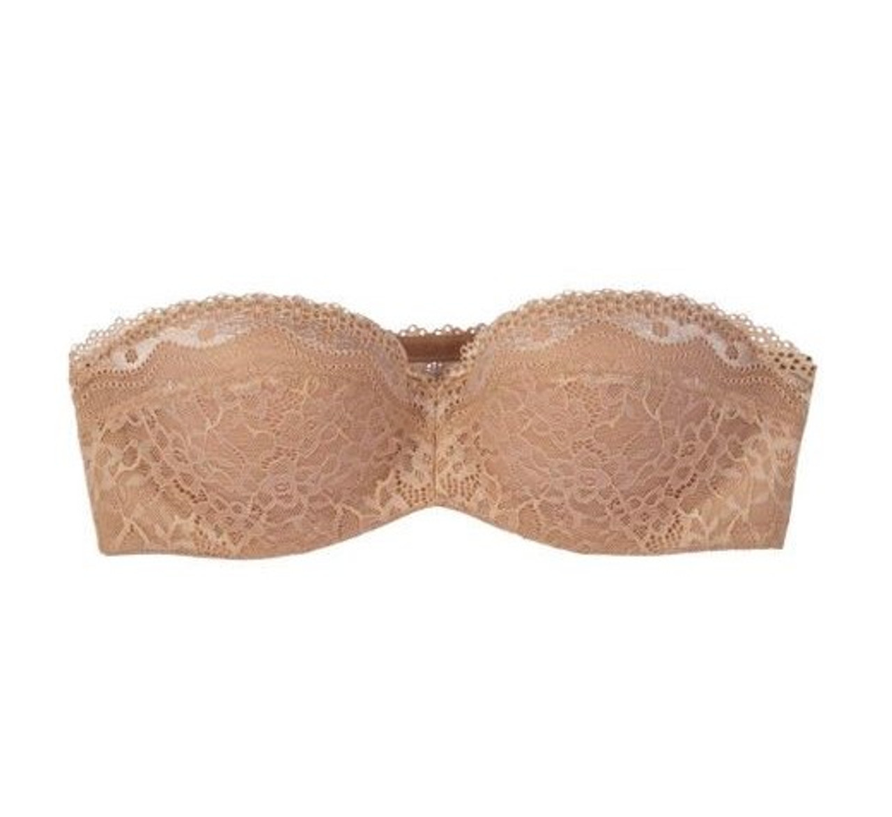 B.tempt'd B.enticing Strapless Bra in Au Natural - Busted Bra Shop