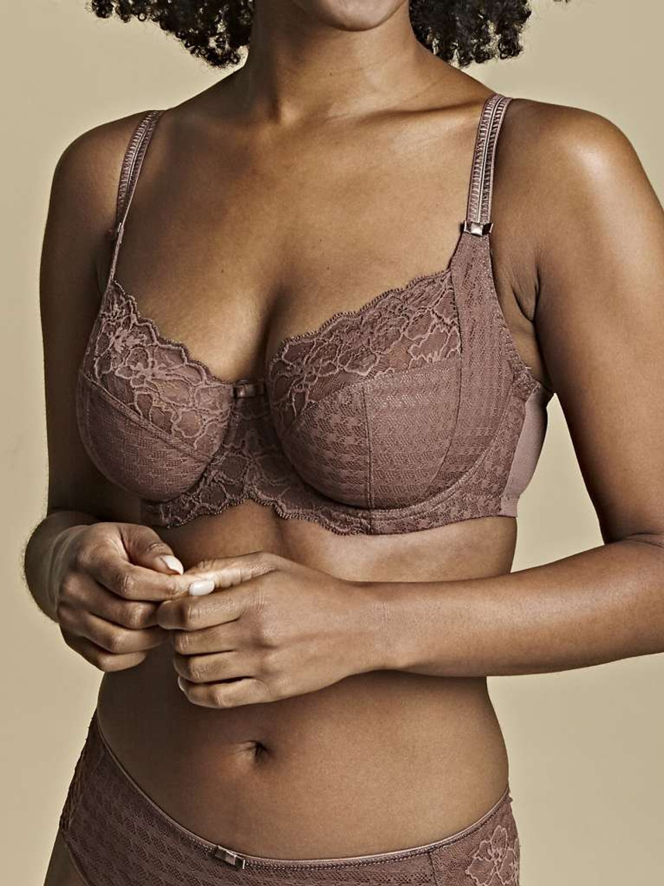 30F Bra Size in Chestnut by Panache Three Section Cup