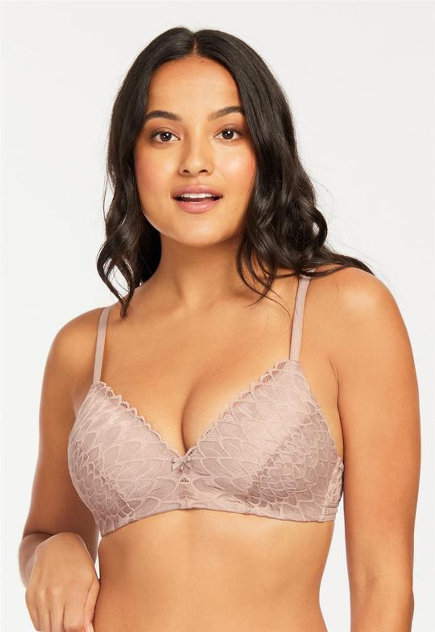 Montelle Smokeshow Wirefree Bra in Lilac Gray FINAL SALE (40% Off) - Busted  Bra Shop