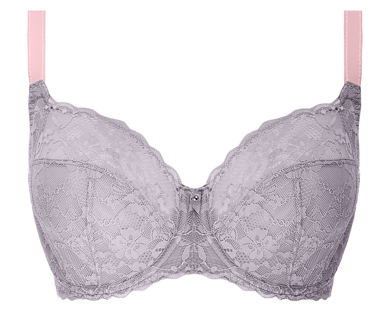Freya Offbeat Underwire Side Support Bra in Mineral Gray (MGY) - Busted Bra  Shop