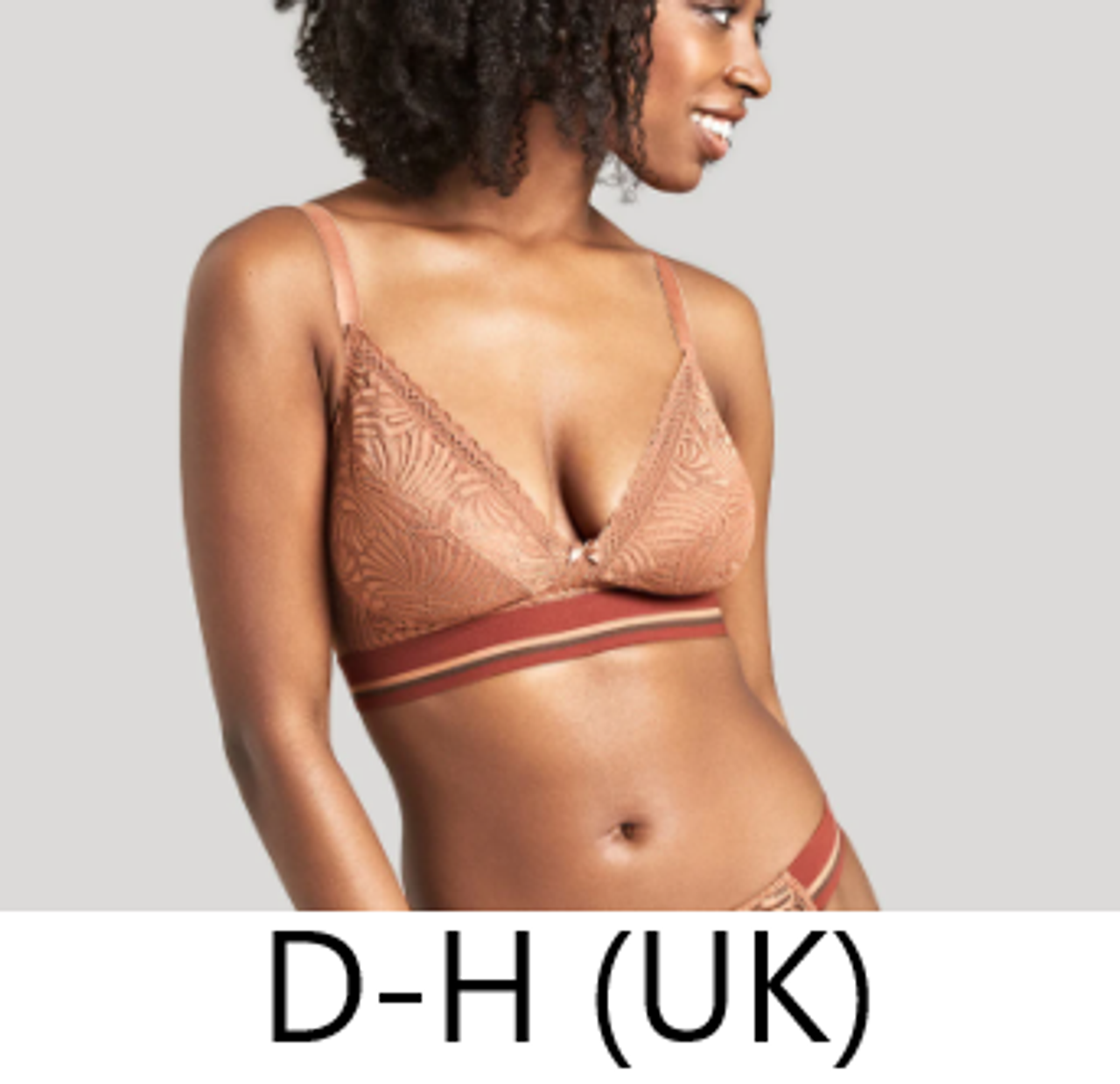 Cleo Lyzy Vibe Triangle Bralette in Caramel FINAL SALE (50% Off