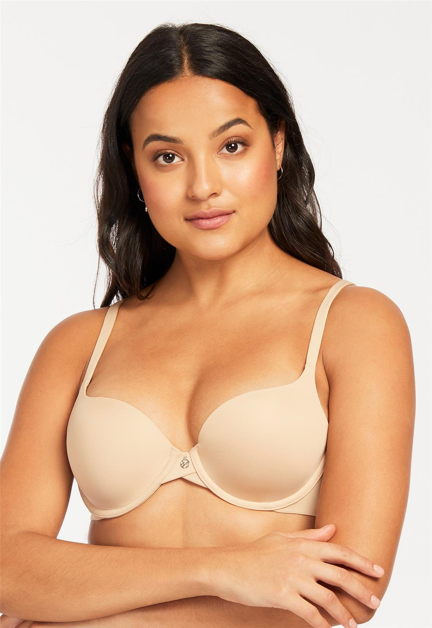 Montelle Pure Plus Full Coverage T-Shirt Bra in Black - Busted Bra Shop