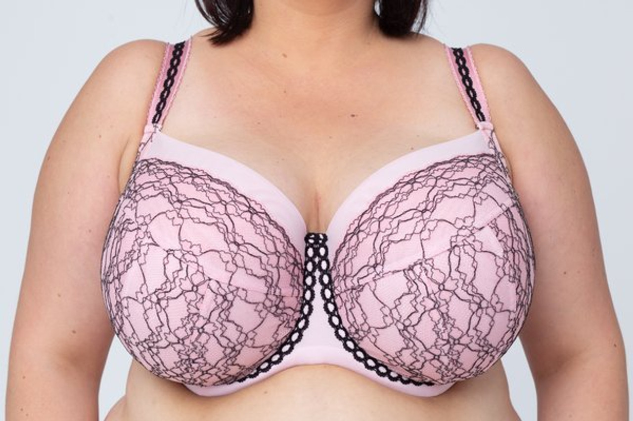 Ewa Michalak Gigi Rose Full Cup Bra in Pink - Busted Bra Shop